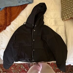 Missguided Cropped Puffer Jacket